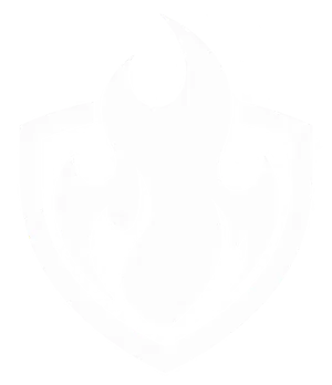FIRE’S emblem white
